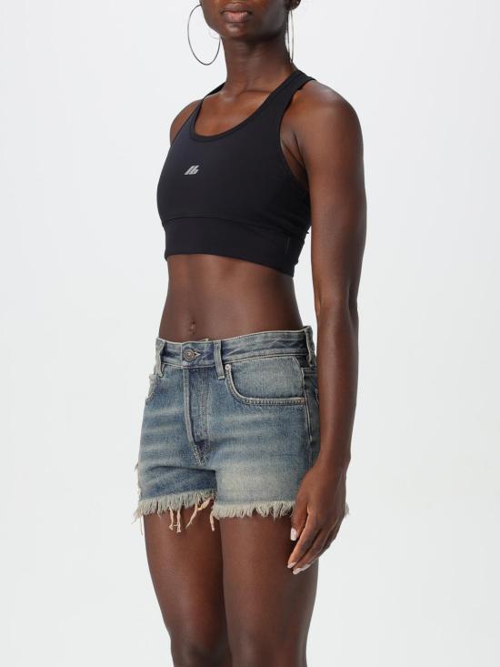 25FW 발렌시아가 트레이닝 티셔츠 7932824E2B9 1081 Black - BALENCIAGA