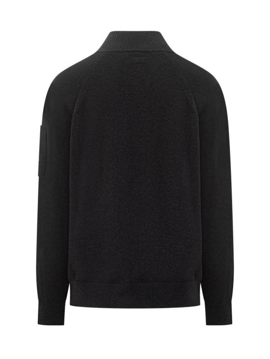 25FW 씨피 컴퍼니 스웨터 19CMKN253A006170A 999 Black - C.P. COMPANY