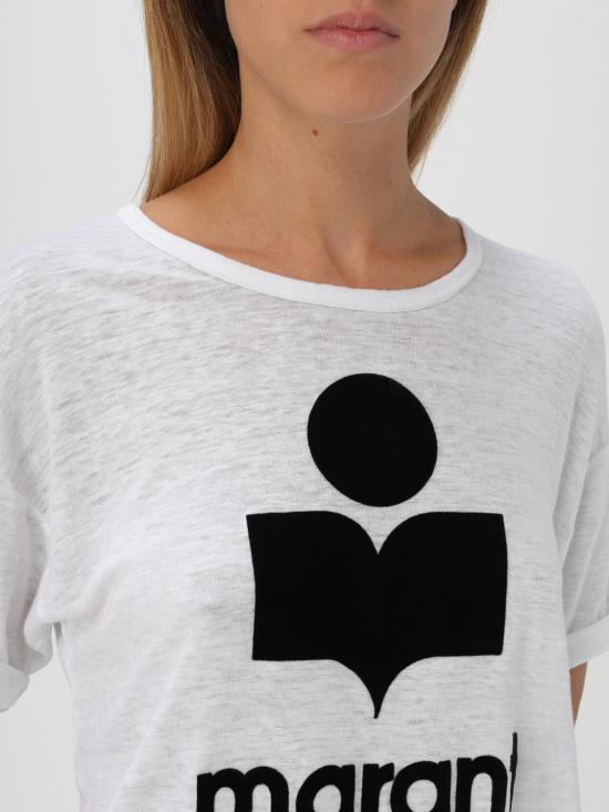 25FW 이자벨마랑에뚜왈 반팔 티셔츠 TS0004FAA1N09E 20WH White - ISABEL MARANT ETOILE