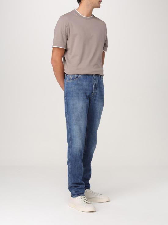 25FW 브루넬로 쿠치넬리 데님 팬츠 M0Z37D3210 C1471 Blue 1 - BRUNELLO CUCINELLI