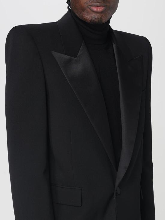 25FW 생로랑 수트 자켓 844999Y7E63 1000 Black - SAINT LAURENT