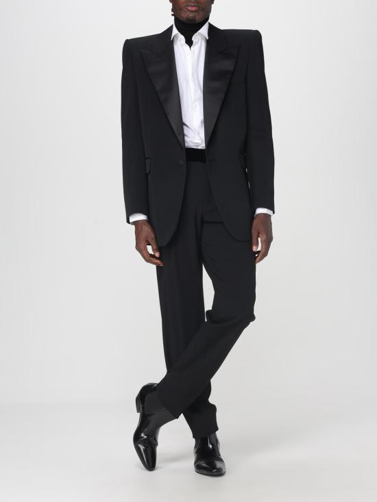 25FW 생로랑 수트 자켓 844999Y7E63 1000 Black - SAINT LAURENT