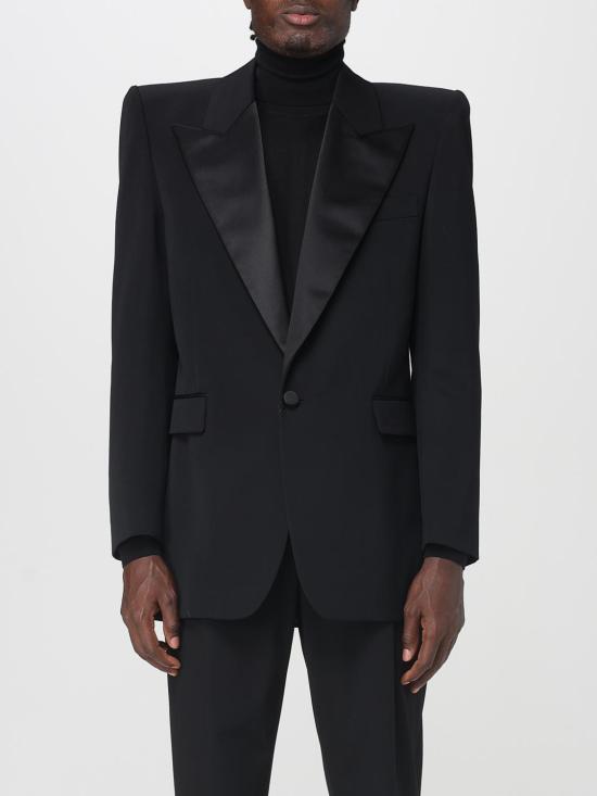 25FW 생로랑 수트 자켓 844999Y7E63 1000 Black
