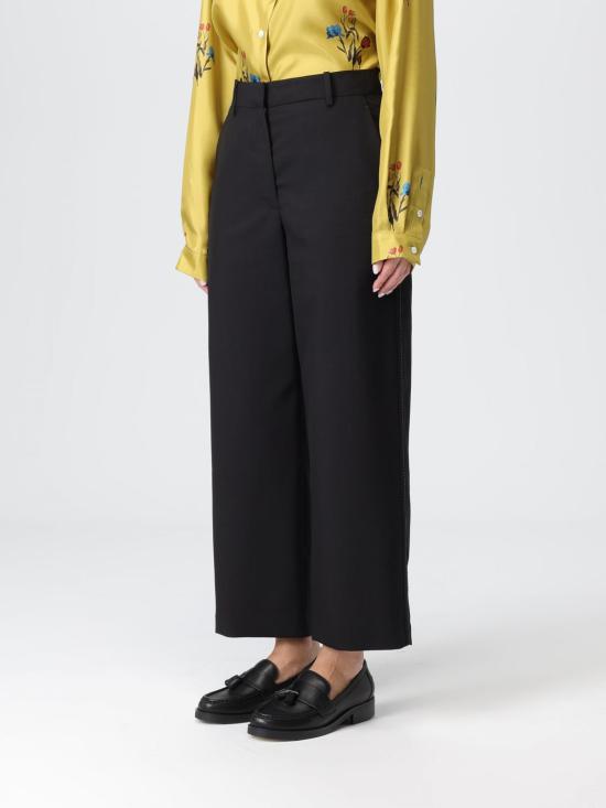 25FW 마르니 스트레이트 팬츠 PAMA0596A0TW839 00N99 Black - MARNI