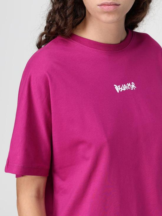 25FW 디스클레이머 반팔 티셔츠 55151 BORGOGNA ST BIANCA Burgundy - DISCLAIMER