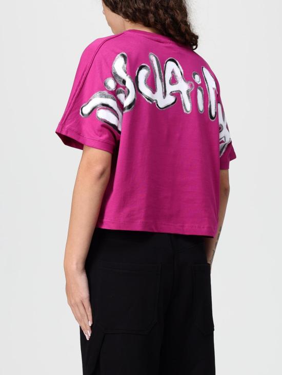 25FW 디스클레이머 반팔 티셔츠 55151 BORGOGNA ST BIANCA Burgundy - DISCLAIMER