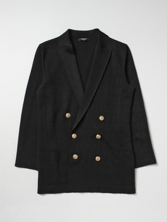 25FW [키즈] 발망 코트 BS2P54X0007 930 Black