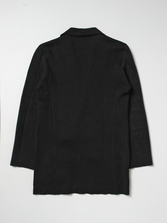 25FW [키즈] 발망 코트 BS2P54X0007 930 Black - BALMAIN