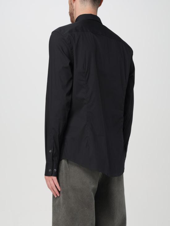 25FW 엠포리오 아르마니 긴팔 셔츠 8N1C091NI9Z 0999 Black - EMPORIO ARMANI