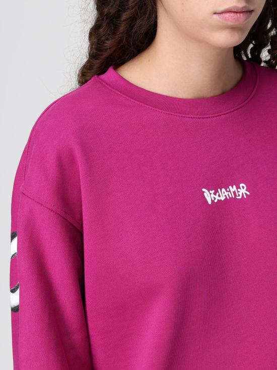 25FW 디스클레이머 스웨터 55250 BORGOGNA ST BIANCA Burgundy - DISCLAIMER