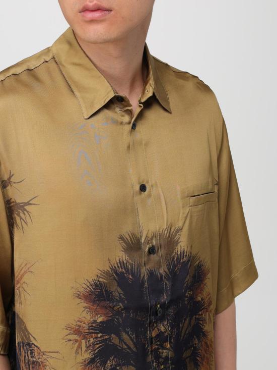 25FW 라니우스 반팔 셔츠 S4LAMASI124 082 Green - LANEUS