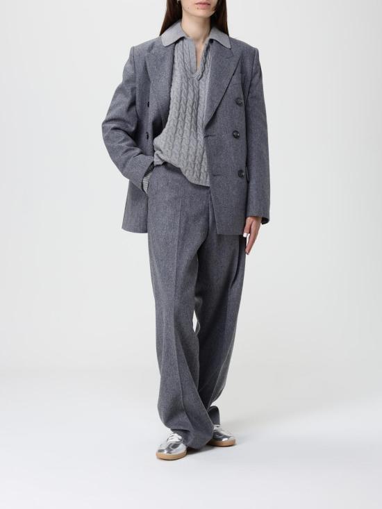 25FW 아미 스트레이트 팬츠 FTR423WV0058 050 Grey - AMI