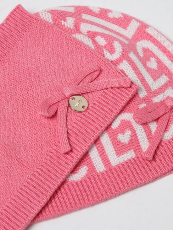 25FW [키즈] 리우조 모자 HF5058MA07E M9988 Pink - LIU JO