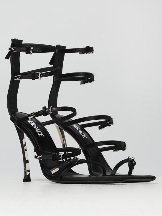 25FW 베르사체 힐/펌프스 10099961A00619 1B00P Black - VERSACE