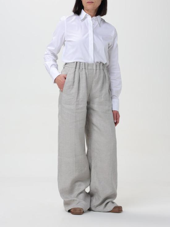 26SS 브루넬로 쿠치넬리 모닐리 셔츠 M0091MA606 C159 White - BRUNELLO CUCINELLI