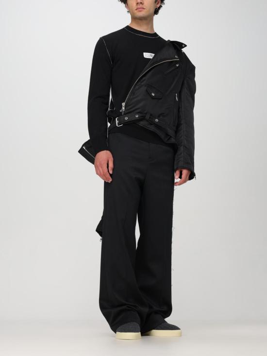 25FW MM6 메종마르지엘라 스웨터 SH0HL0017M13037 900 Black - MM6 MAISON MARGIELA