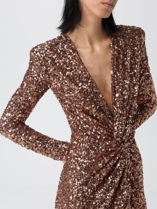 25FW 엘리자베타프랜치 롱 원피스 ABR30 EC1 Brown - ELISABETTA FRANCHI