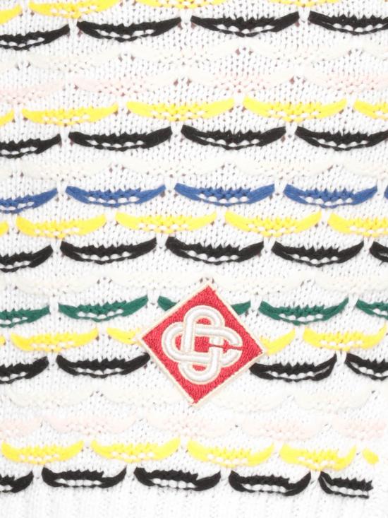 25FW 카사블랑카 스커트 WPF25KW1026 01 White - CASABLANCA