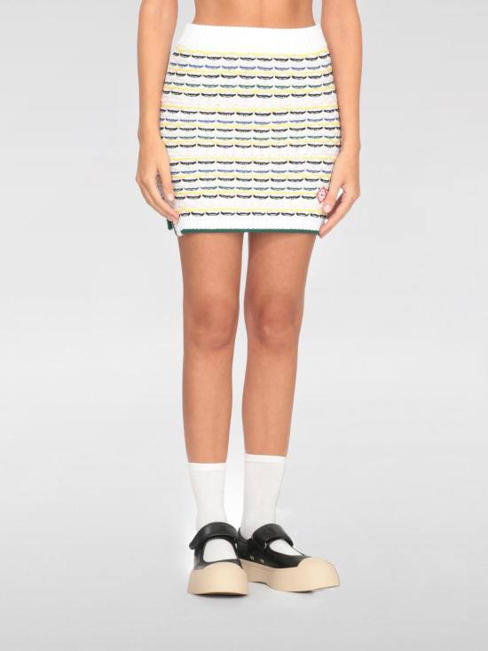 25FW 카사블랑카 스커트 WPF25KW1026 01 White