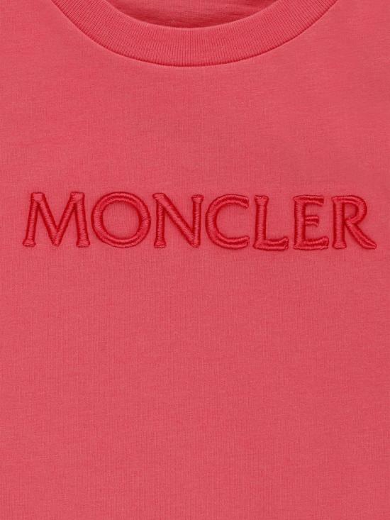 25FW [키즈] 몽클레어 티셔츠 8C0001689AT9 556 Fuchsia - MONCLER
