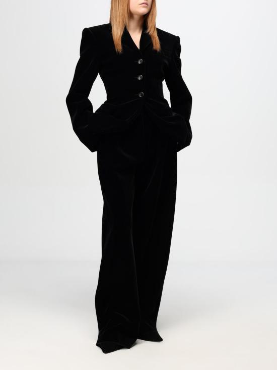 25FW 스포트막스 스트레이트 팬츠 2422786013600 001 Black - SPORTMAX