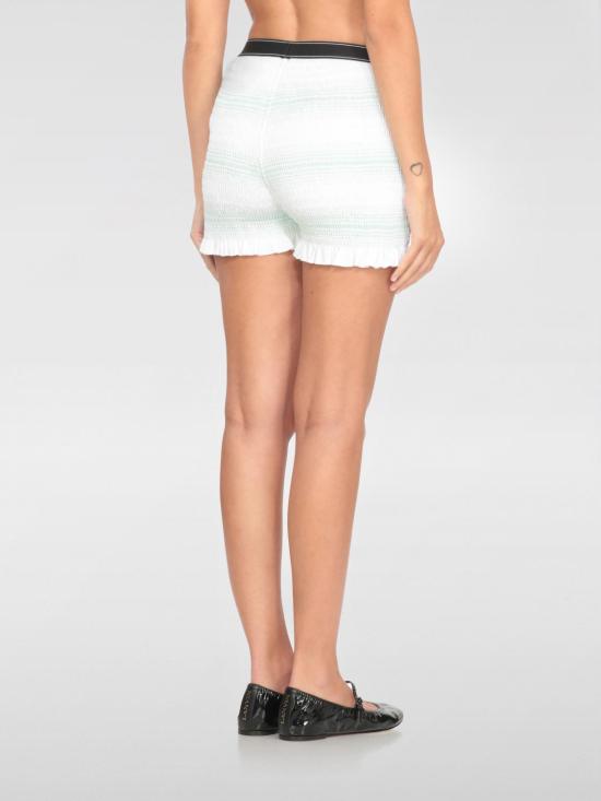 25FW 카사블랑카 숏팬츠 WPF25JTR163 01 White - CASABLANCA