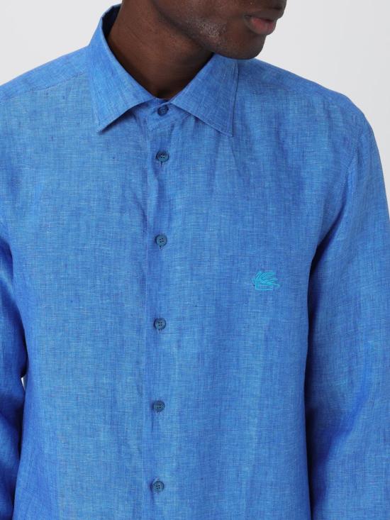 25FW 에트로 긴팔 셔츠 MRIB000299TU3D1 B0322 Gnawed Blue - ETRO