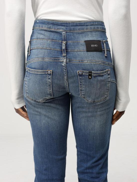 25FW 리우조 데님 팬츠 UXX029D4538 78397 Black - LIU JO