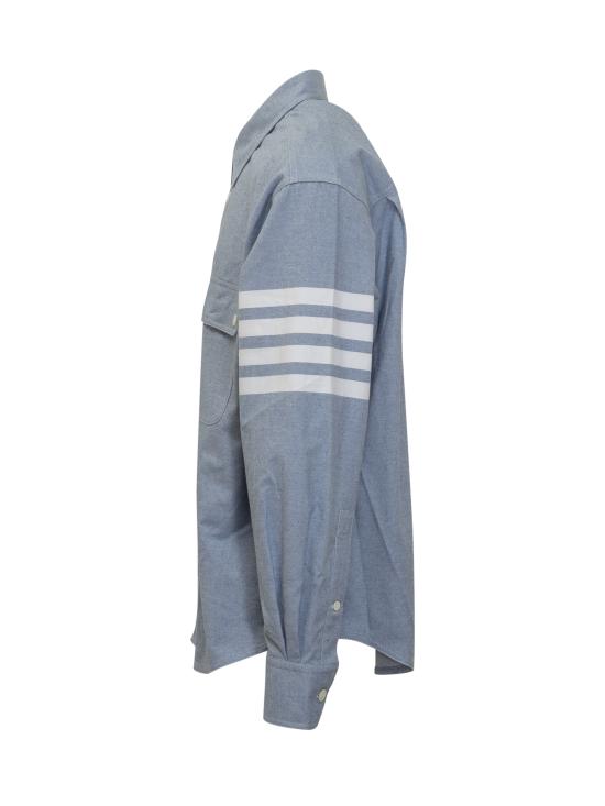 25FW 톰브라운 긴팔 셔츠 MWL420AF0325 480 LIGHT BLUE - THOM BROWNE