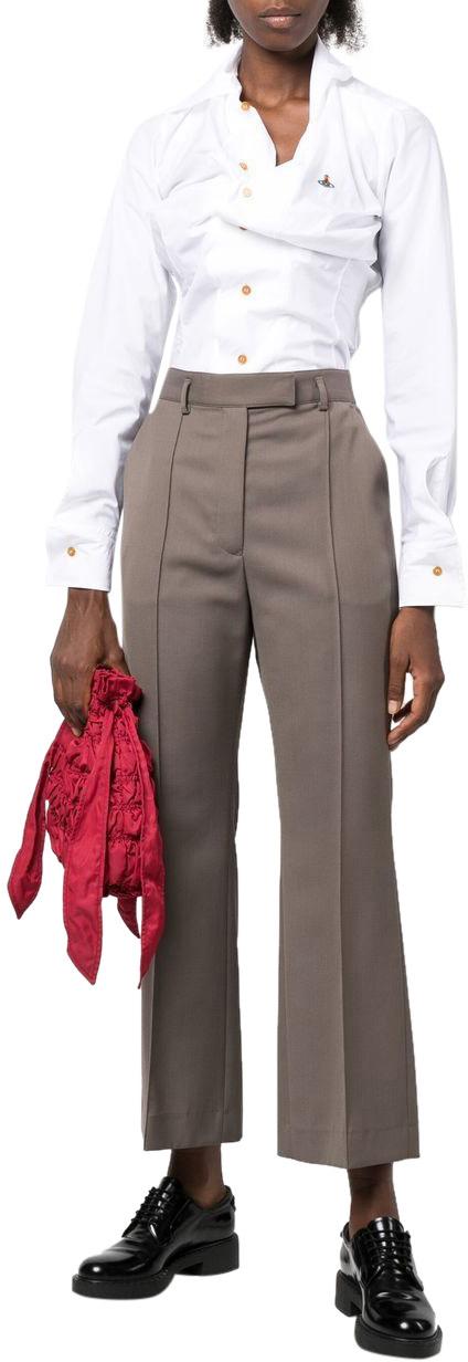 25FW 비비안웨스트우드 셔츠 1501000CW009QA401 WHITE - VIVIENNE WESTWOOD