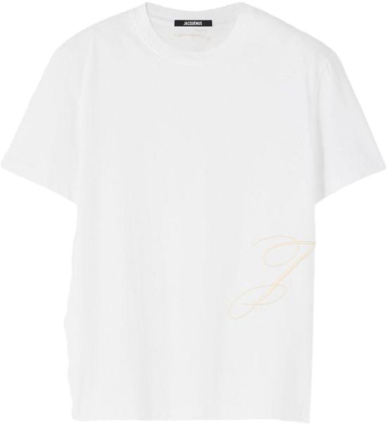 25FW 자크뮈스 반팔 티셔츠 TSM00566AJ00068100 WHITE