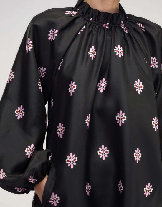  신시아 로리 숏 원피스 신시아 로울리 세컨드 네이처 실크 태피타 드레스 - CYNTHIA ROWLEY