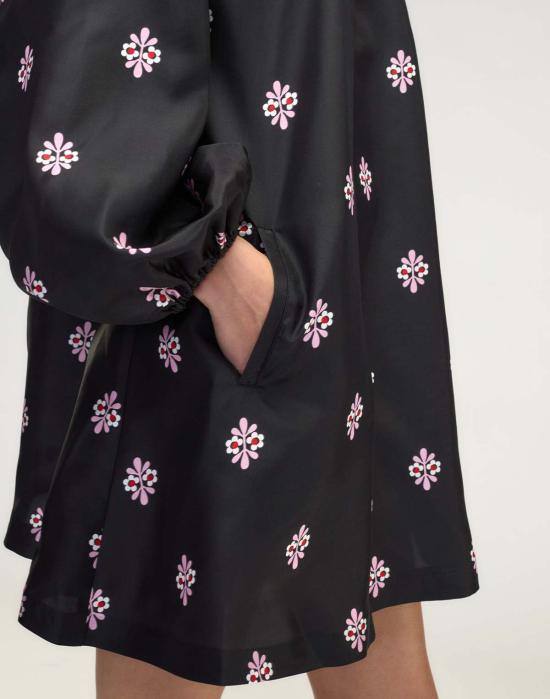  신시아 로리 숏 원피스 신시아 로울리 세컨드 네이처 실크 태피타 드레스 - CYNTHIA ROWLEY