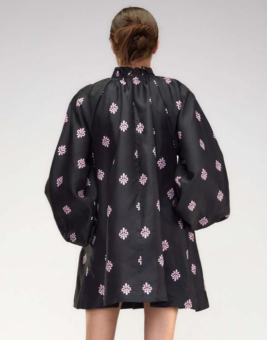  신시아 로리 숏 원피스 신시아 로울리 세컨드 네이처 실크 태피타 드레스 - CYNTHIA ROWLEY