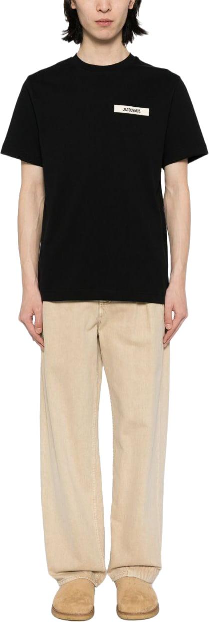 26FW 자크뮈스 그로그랭 로고 티셔츠 TSM00133AJ00226990 BLACK - JACQUEMUS
