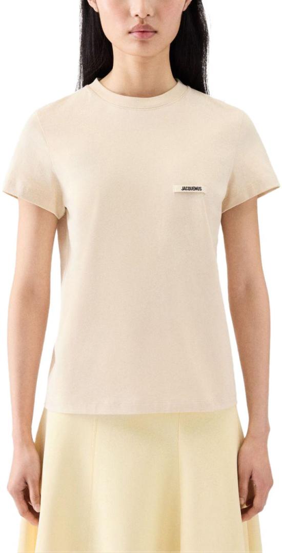 26SS 자크뮈스 반팔 티셔츠 TSW00550AJ00029131 BEIGE - JACQUEMUS