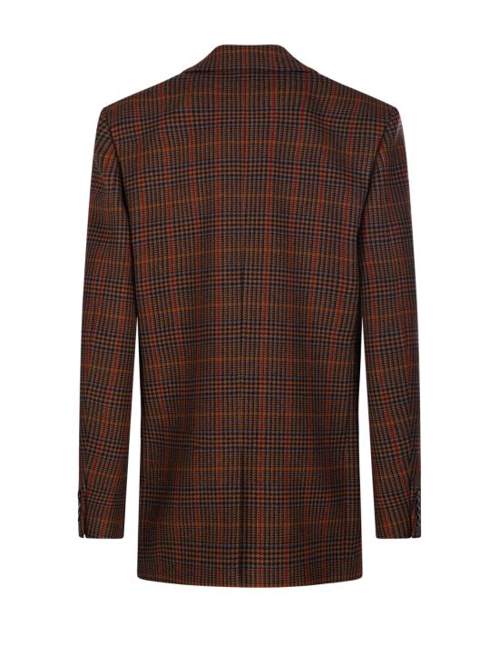 25FW 생로랑 수트 자켓 842593 Y3J59 2034 MARRON MULTICOLORE - SAINT LAURENT