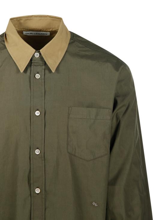 25FW 아워레가시 긴팔 셔츠 M4252BP PINE GREEN - OUR LEGACY