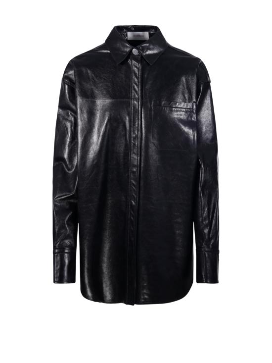 25FW 막스마라 스포츠막스 가죽 자켓 2522446022600 002 NERO