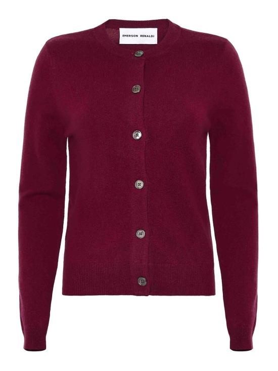  에머슨 르날디 가디건 EMS25001601 Dark Red