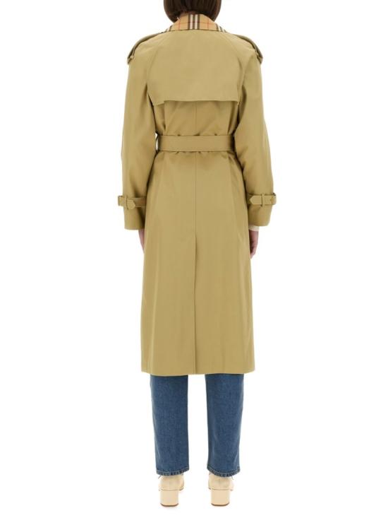  버버리 롱 체크 칼라 캐슬포드 트렌치코트 8111157 C2981 Neutrals - BURBERRY