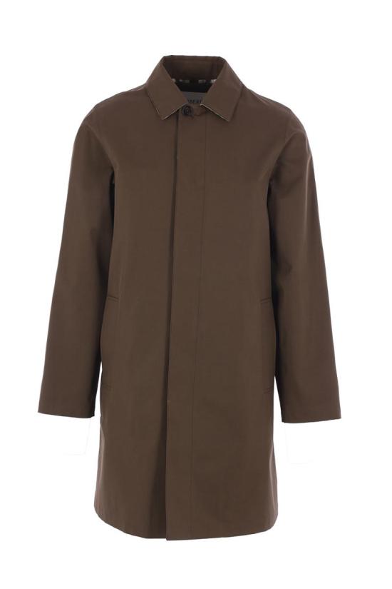 25FW 버버리 미드 렝스 본딩 개버딘 카 코트 8110194C1764 JUNIPER