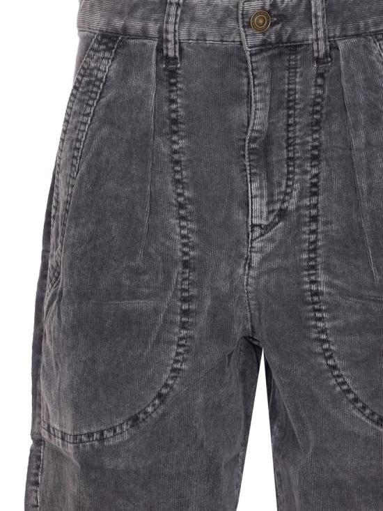 25FW 이자벨마랑에뚜왈 스트레이트 팬츠 PA0563FAC1G02E 63126 01VB VINTAGE BLACK - ISABEL MARANT ETOILE