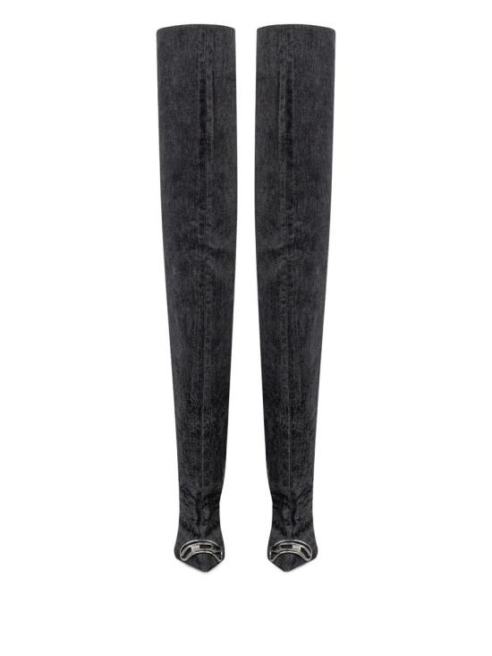 25FW 디젤 부츠 Y03802P8665 63269 H6681 BLACK DENIM - DIESEL