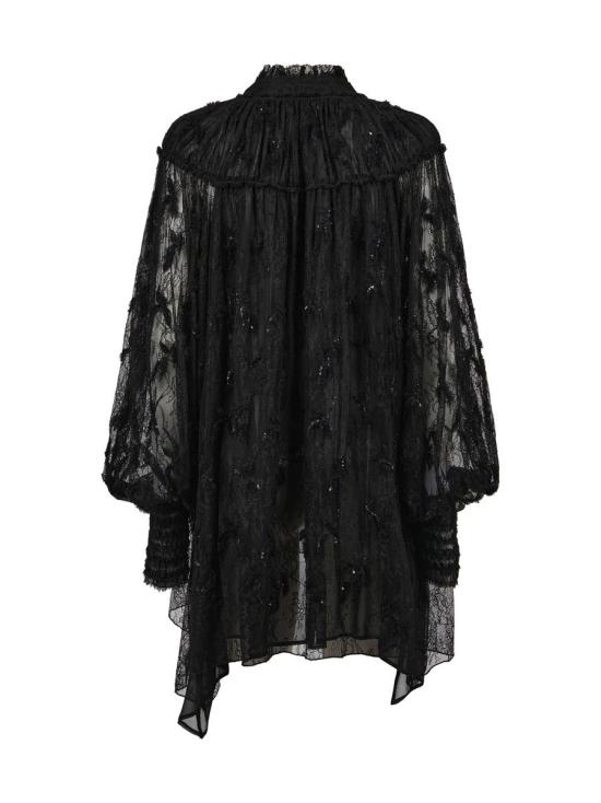 25FW 아멘쿠튀르 블라우스 AMW25214009 Black - AMEN COUTURE