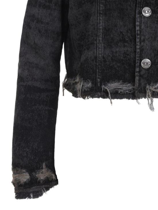 25FW 디젤 트러커 자켓  A21616007DB 63282 02 BLACK DENIM - DIESEL