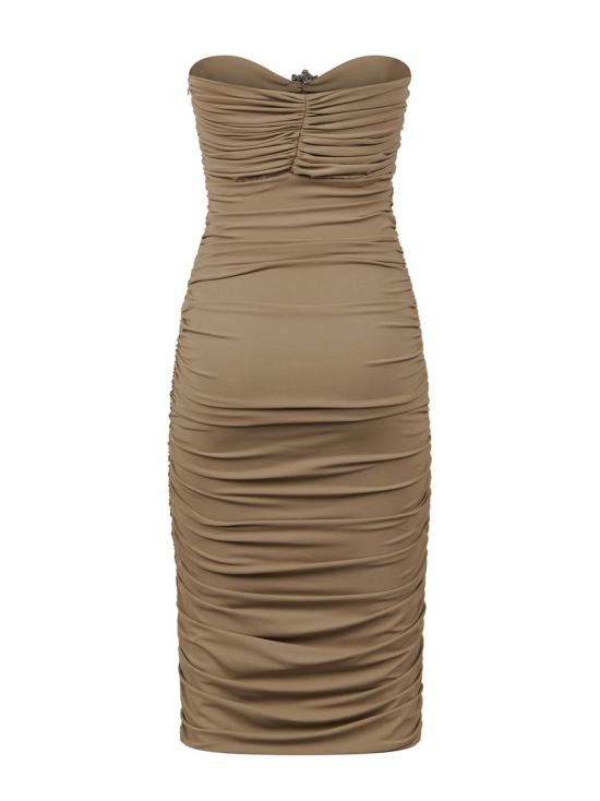 25FW 아멘쿠튀르 미디 원피스 AMW25517H02 Grey - AMEN COUTURE