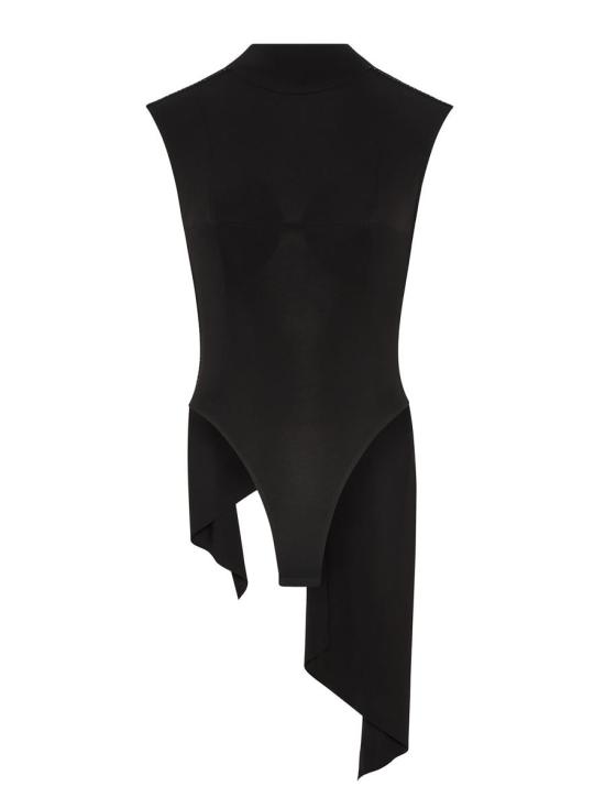 25FW 장 폴 고티에 민소매 티셔츠 WTO383W02100 Black