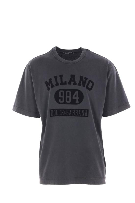 25FW 돌체앤가바나 반팔 티셔츠 G8RI4TG7PK9N0000 Black