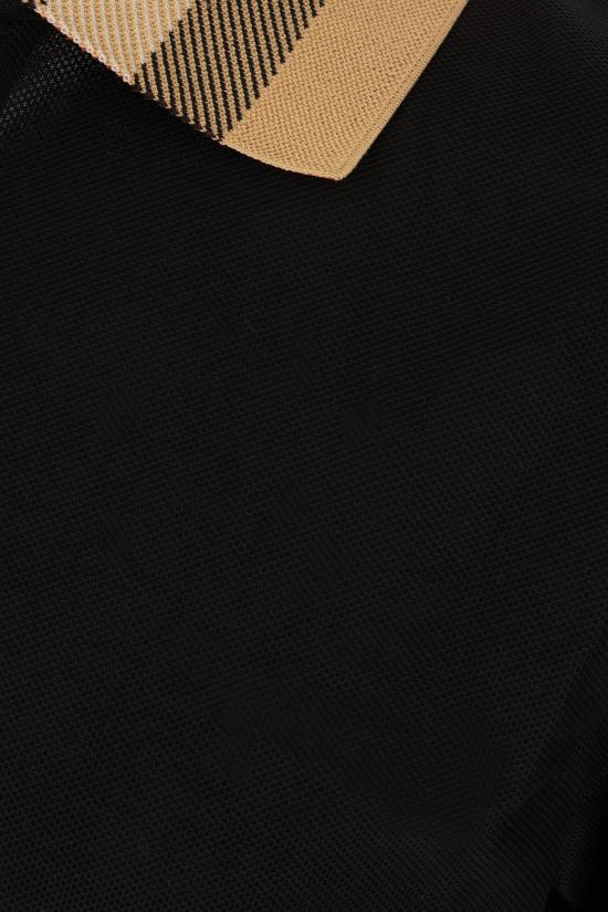 26SS 버버리 코튼 폴로 셔츠 8071620 A1189 BLACK - BURBERRY